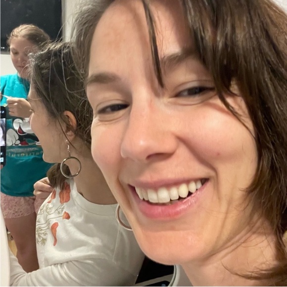 Silver Hoop Earrings - Picture 4 of 15